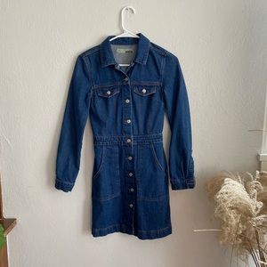 Denim Mini Dress ✨